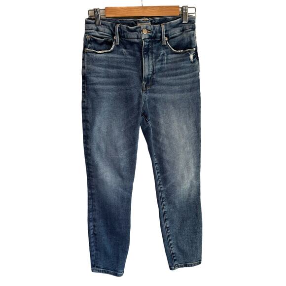 Good American Good Waist Split Pocket Jeans - size 6/28 - Picture 1 of 8